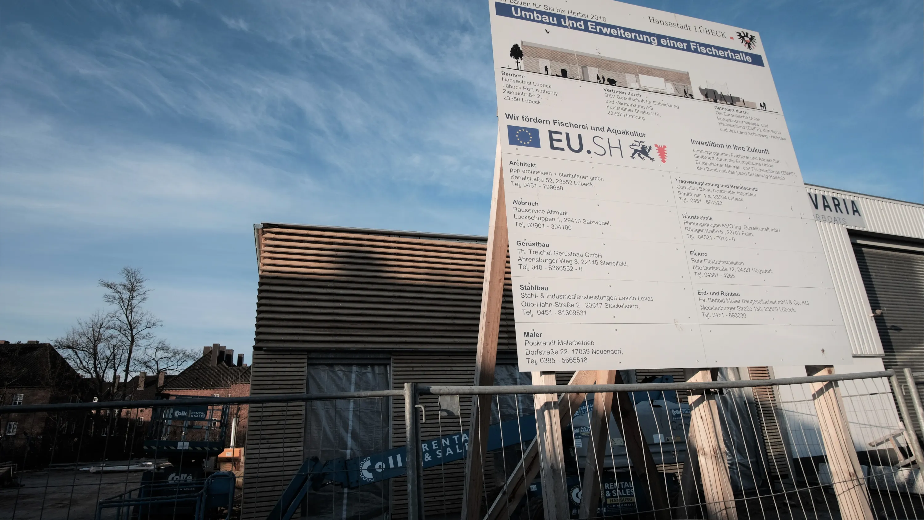 Hafen-Atmosphäre in Travemünde 