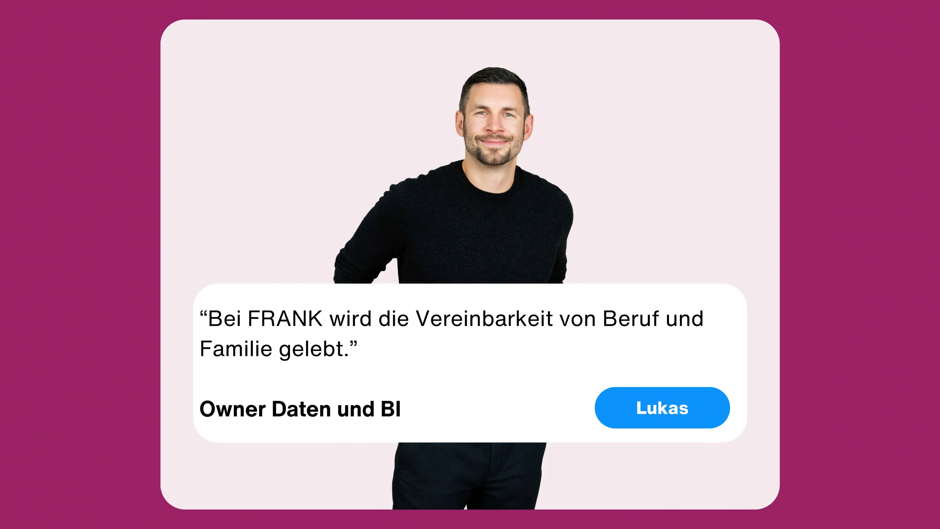 Bild und Zitat unseres Owner Daten und BI