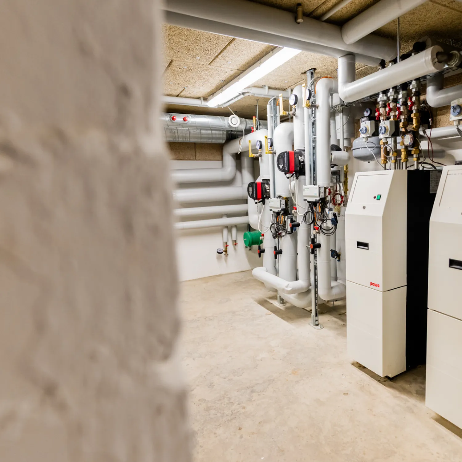 Wärmepumpen im Keller
