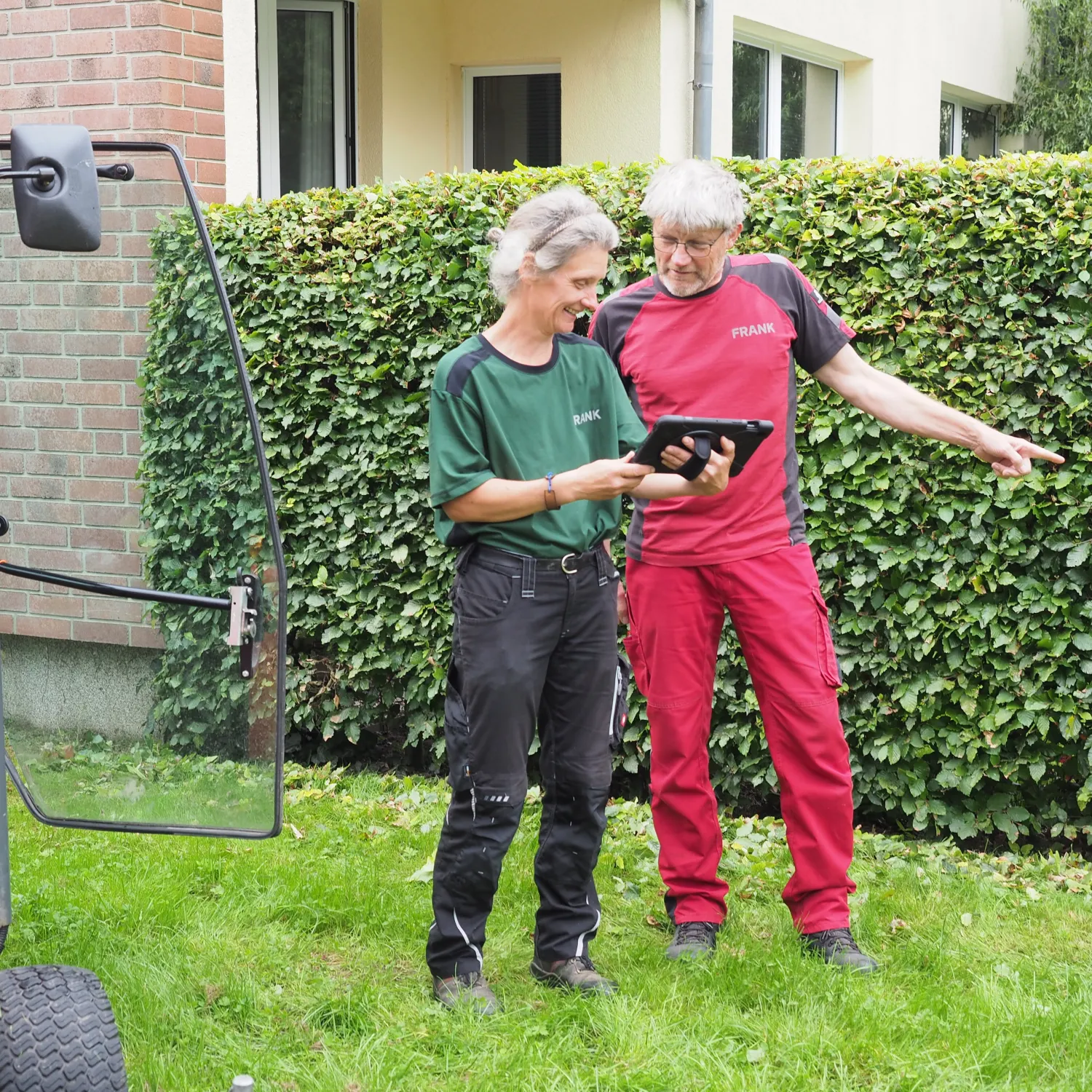Objektbetreuuer bei der Arbeit