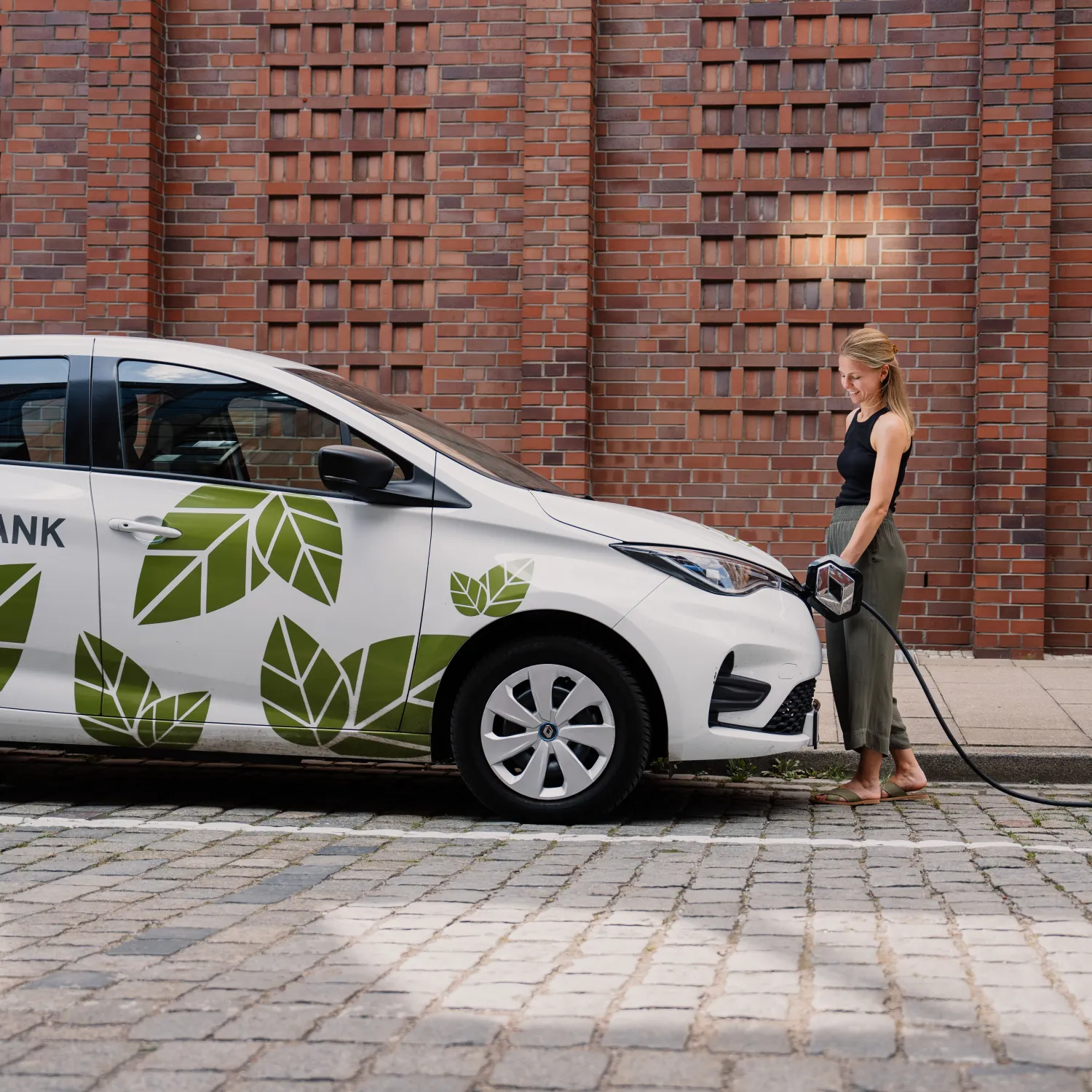 Tanken eines E-Autos
