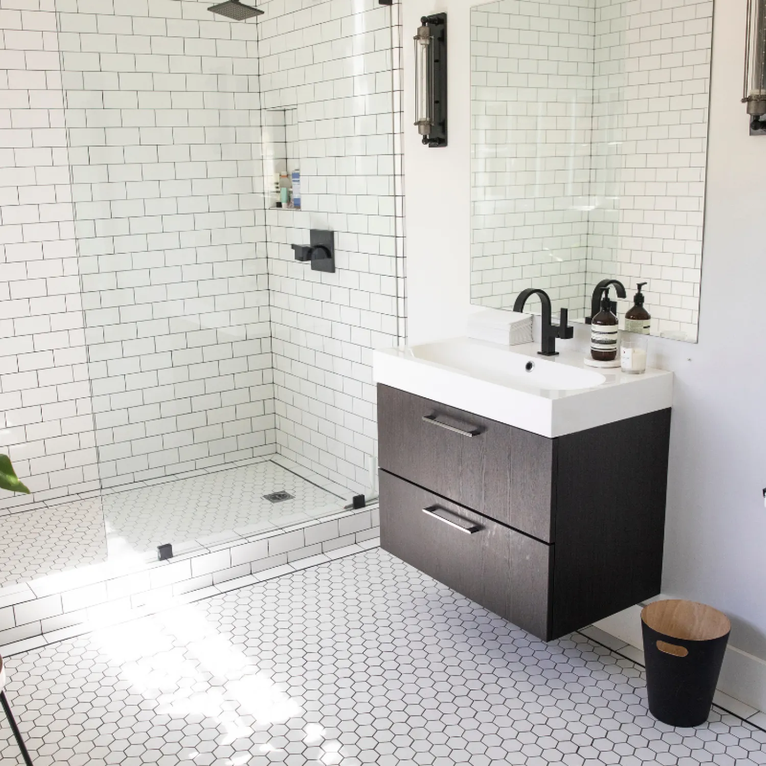 Skandinavisches Badezimmer