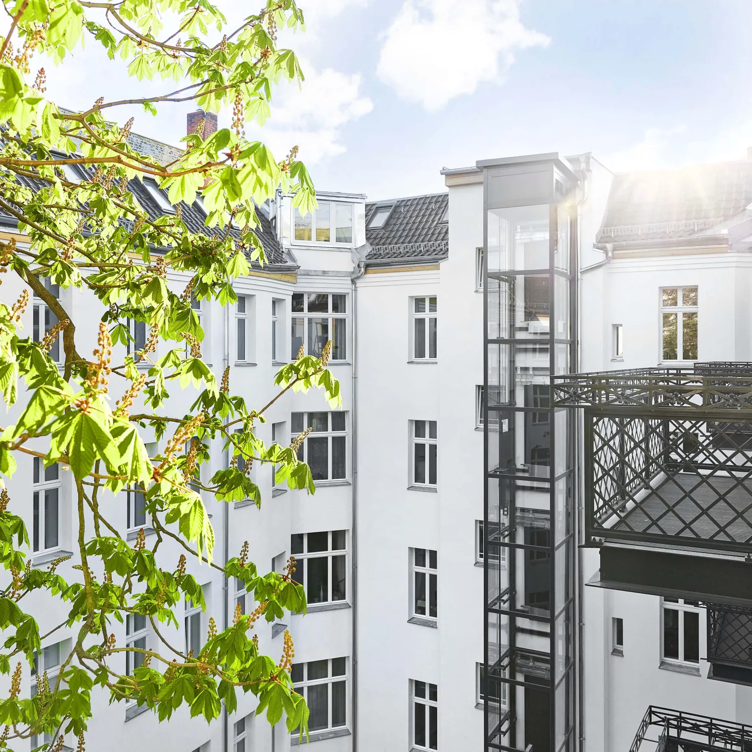 Hinterhof WEG Sonne