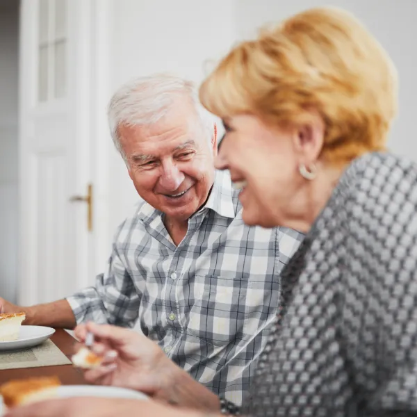 Senioren bei FRANK am Kaffeekränzchen.
